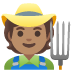 farmer, medium skin tone